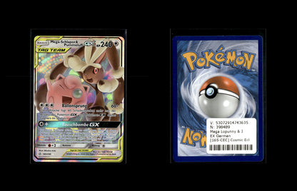 Mega Lopunny & Jigglypuff GX - Cosmic Eclipse #165 [Ultra Rare]