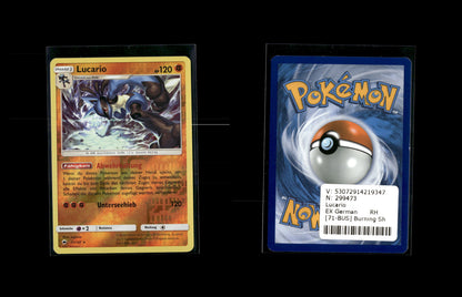 Lucario - Burning Shadows #71 [Holo Rare]