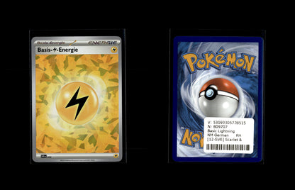 Basic Lightning Energy - Scarlet & Violet Energies #12 [Fixed]