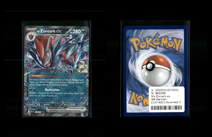 Ns Zoroark-ex - Erhabene Helden #137 [Doppelselten]
