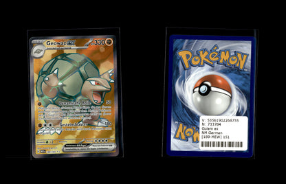 Golem ex - 151 (MEW) #189 [Ultra Rare]
