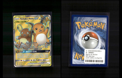 Raichu & Alolan Raichu GX - Unified Minds #220 [Ultra Rare]