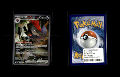 N's Zoroark ex - Journey Together #185 [Special Illustration Rare]