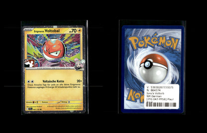 Iono's Voltorb - Play! Pokémon Prize Pack Series Eight #JTG 047 [Prize Pack Series]