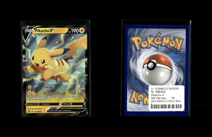 Pikachu V - SWSH Black Star Promos #63 [Promo]
