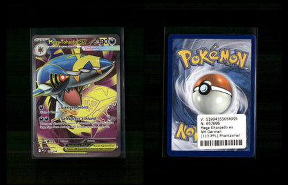 Mega Sharpedo ex - Phantasmal Flames #113 [Ultra Rare]