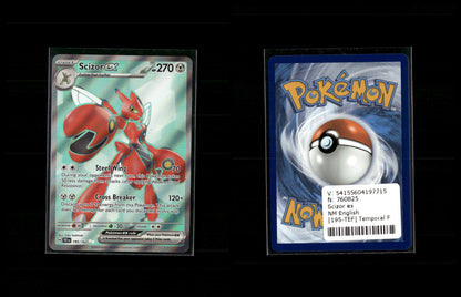 Scizor ex - Temporal Forces #195 [Ultra Rare]