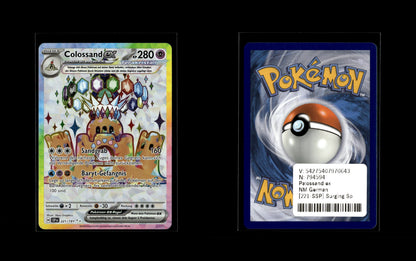 Palossand ex - Surging Sparks #221 [Ultra Rare]