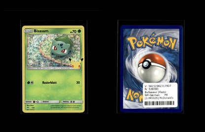 Bulbasaur [Razor Leaf] - McDonald's Collection 25th Anniversary #1 [Promo]