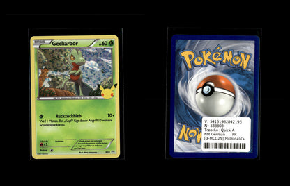 Treecko [Quick Attack] - McDonald's Collection 25th Anniversary #3 [Promo]