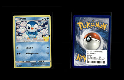 Piplup - McDonald's Collection 25th Anniversary #20 [Promo]