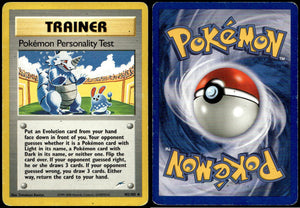 Pokémon Personality Test - Neo Destiny #102 [Uncommon]