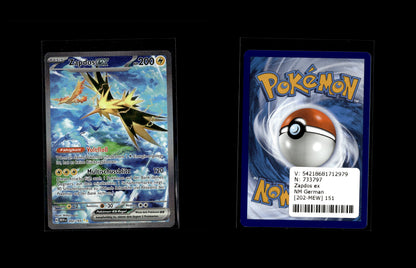 Zapdos ex - 151 (MEW) #202 [Special Illustration Rare]