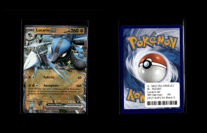 Lucario ex - SV Black Star Promos #017 [Promo]