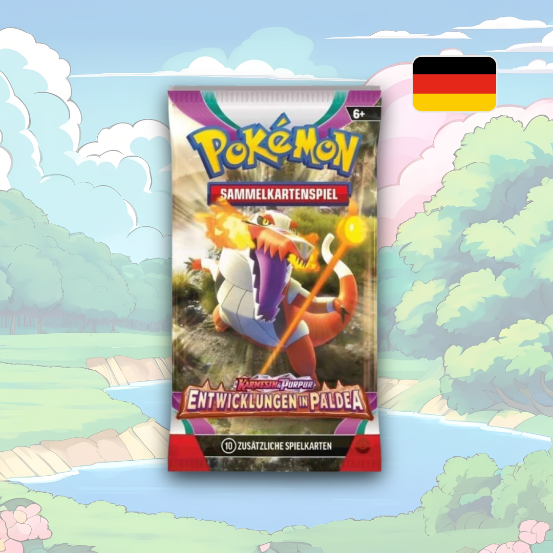 Pokemon Paldea Evolved Booster Packs German